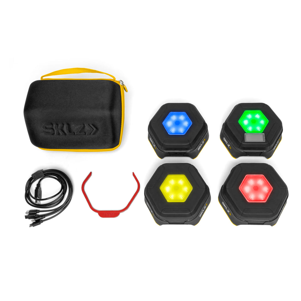 SKLZ Reactive Flash LED Training Pods – Reaction Time, Agility, and ...